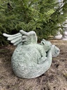 Dragon sleeping garden sculpture.JPG