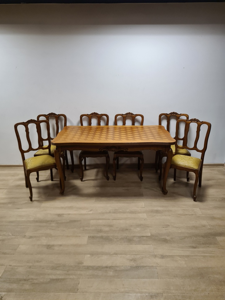 6 Seater Dining Table Set