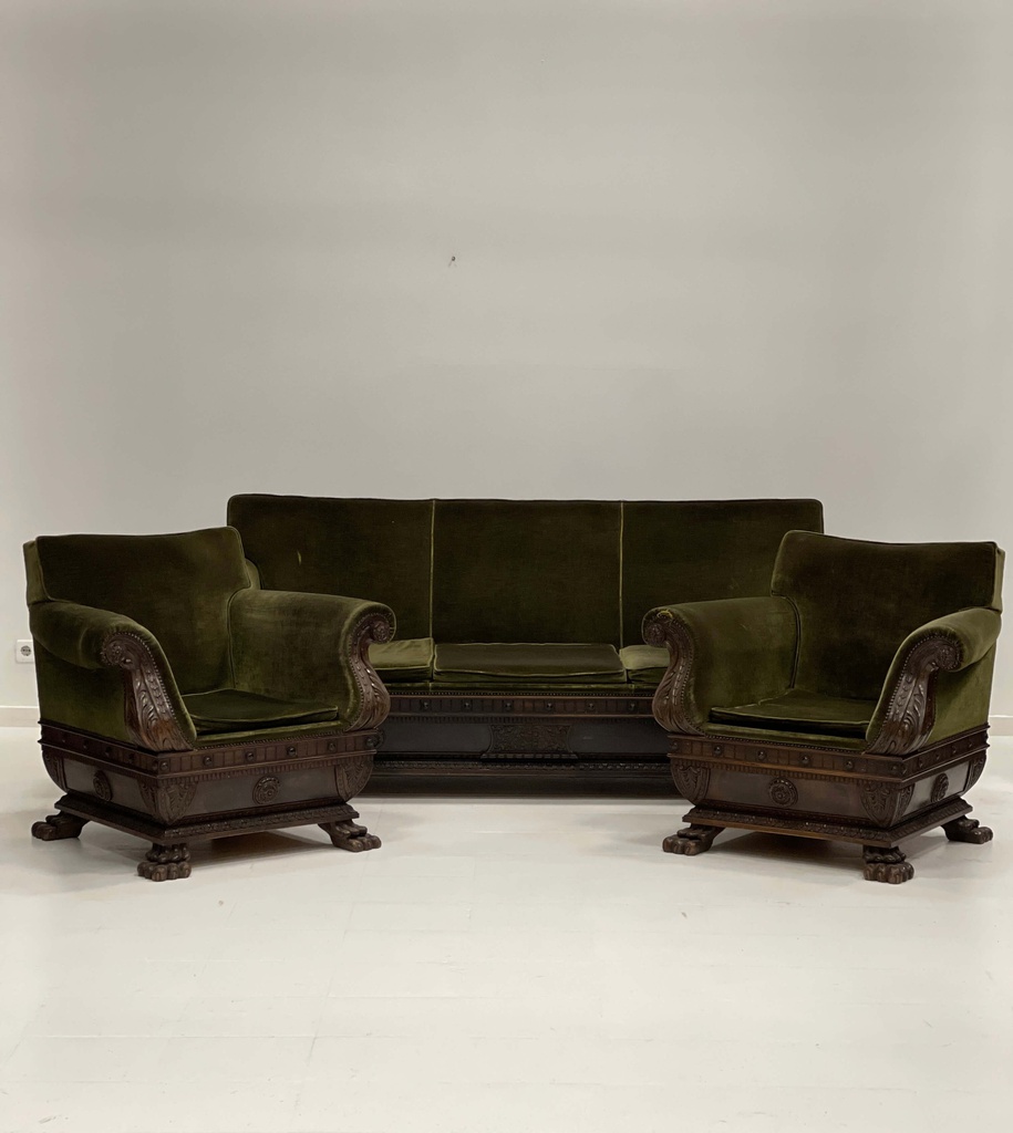 Sofa and Armchairs 2 pcs