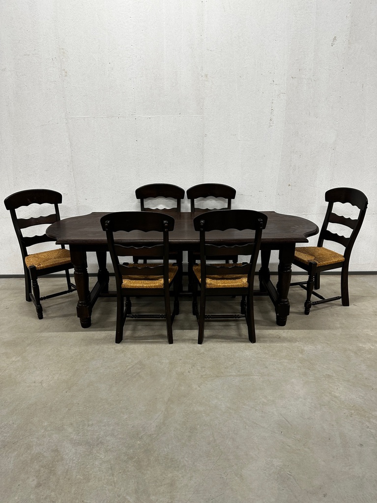 6 Seater Dining Table Set