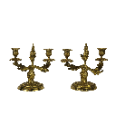 Candlesticks, 2 pcs