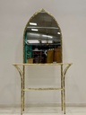 Console Table with Mirror